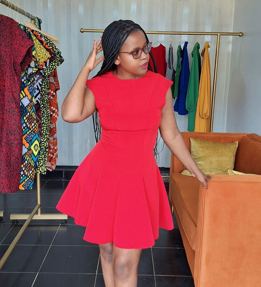 Red Mini dress